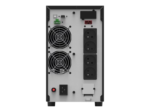PowerWalker VFI 3000 AT FR - UPS - AC 80-300 V - 2700 wat - 3000 VA - 9 Ah - RS-232, USB - złącza wyjściowe: 5
