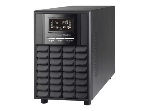 PowerWalker VI 1500 CW FR - UPS - AC 162-290 V - 1050 wat - 1500 VA - 9 Ah - RS-232, USB - złącza wyjściowe: 3
