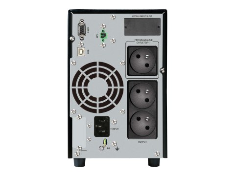 PowerWalker VI 1500 CW FR - UPS - AC 162-290 V - 1050 wat - 1500 VA - 9 Ah - RS-232, USB - złącza wyjściowe: 3