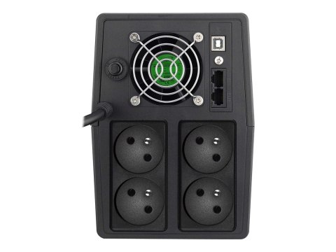 PowerWalker VI 1500 SCL FR - UPS - AC 162-290 V - 900 wat - 1500 VA - 9 Ah - USB - złącza wyjściowe: 4