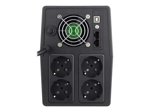 PowerWalker VI 2000 SCL - UPS - AC 162-290 V - 1200 wat - 2000 VA - 9 Ah - USB - złącza wyjściowe: 4