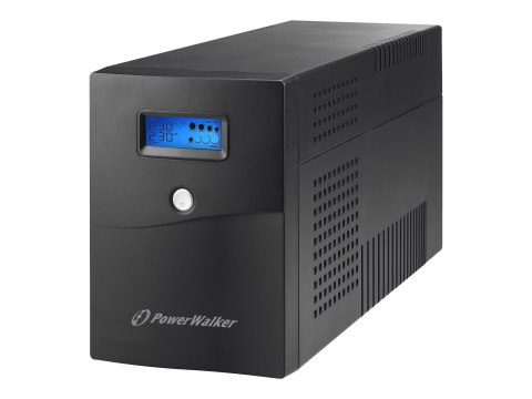 PowerWalker VI 3000 SCL - UPS - AC 162-290 V - 1800 wat - 3000 VA - 9 Ah - USB, RS-232 - złącza wyjściowe: 4