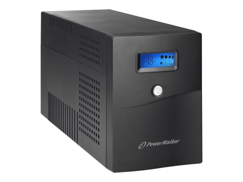 PowerWalker VI 3000 SCL - UPS - AC 162-290 V - 1800 wat - 3000 VA - 9 Ah - USB, RS-232 - złącza wyjściowe: 4