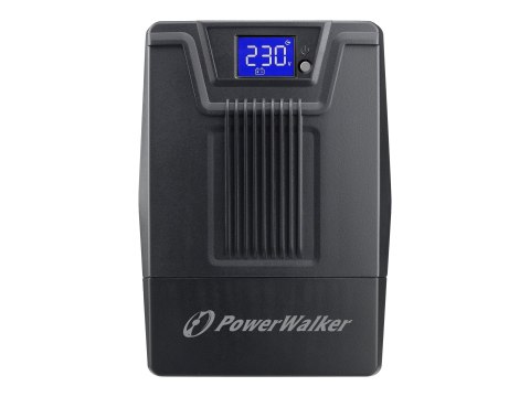 PowerWalker VI 600 SCL - UPS - AC 162-290 V - 360 wat - 600 VA - 7 Ah - USB - złącza wyjściowe: 2