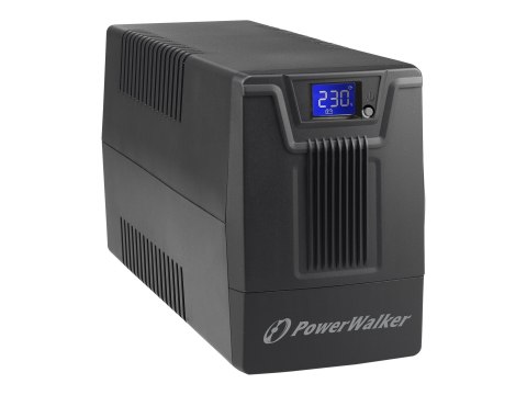PowerWalker VI 600 SCL - UPS - AC 162-290 V - 360 wat - 600 VA - 7 Ah - USB - złącza wyjściowe: 2