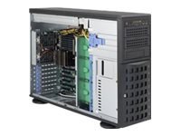 Supermicro SC745 BAC-R1K28B2 - Wieża 4U - wzbogacone rozszerzone ATX - SATA/SAS - wymiana podczas pracy 1280 wat - czarny - USB