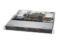 Supermicro SC813M FTQC-350CB2 - Montowany w stojaku 1U - ATX - SATA/SAS - wymiana podczas pracy 350 wat - czarny