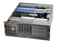 Supermicro SC842 XTQC-R804B - Montowany w stojaku 4U - rozszerzenie ATX - SATA/SAS - wymiana podczas pracy 800 wat - czarny - US