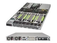 Supermicro SuperServer 1028GQ-TRT - Serwer - montowany w stojaku 1U - podwójny - bez CPU - RAM 0 GB - SATA - wymiana podczas pra