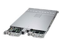 Supermicro SuperServer 1028TP-DC1TR - 2 węzły - klaster - montowany w stojaku 1U - podwójny - bez CPU - RAM 0 GB - brak HDD - AS