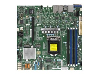 Supermicro SuperServer 5019C-MR - Serwer - montowany w stojaku 1U - pojedynczy - bez CPU - RAM 0 GB - brak HDD - AST2500 - Gigab