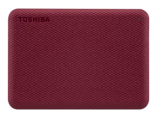 Toshiba Canvio Advance - Dysk twardy - 1 TB - zewnętrzny (przenośne) - 2,5" - USB 3.2 Gen 1 - czerwony
