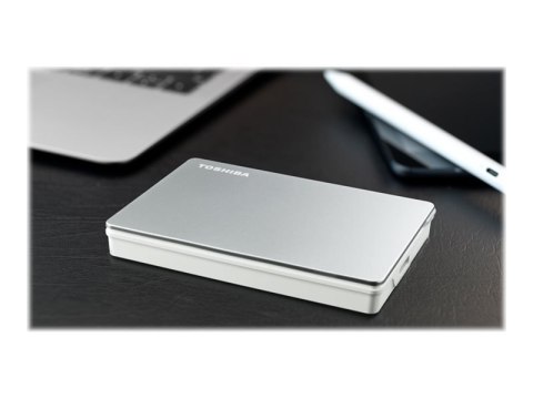 Toshiba Canvio Flex - Dysk twardy - 4 TB - zewnętrzny (przenośne) - 2,5" - USB 3.2 Gen 1 - srebrny