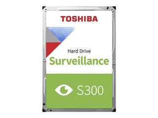Toshiba S300 Surveillance - Dysk twardy - 2 TB - wewnętrzny - 3,5" - SATA 6Gb/s - 5400 obr/min - bufor: 128 MB