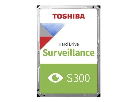 Toshiba S300 Surveillance - Dysk twardy - 2 TB - wewnętrzny - 3,5" - SATA 6Gb/s - 5400 obr/min - bufor: 128 MB