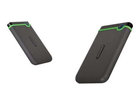 Transcend StoreJet 25M3C - Dysk twardy - 4 TB - zewnętrzny (przenośne) - 2,5" - USB 3.1 Gen 1 - żelazowo-szary