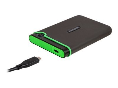 Transcend StoreJet 25M3C - Dysk twardy - 4 TB - zewnętrzny (przenośne) - 2,5" - USB 3.1 Gen 1 - żelazowo-szary