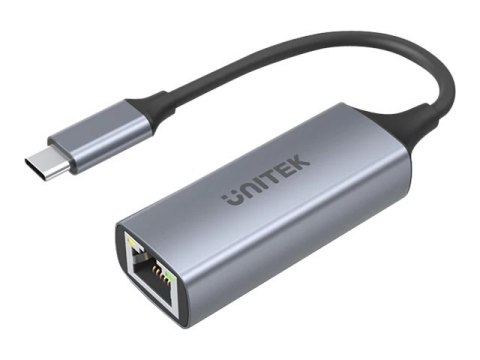 Unitek U1312A - Adapter sieciowy - USB-C 3.1 Gen 1 - Gigabit Ethernet x 1 - kosmiczna szarość