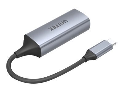 Unitek U1312A - Adapter sieciowy - USB-C 3.1 Gen 1 - Gigabit Ethernet x 1 - kosmiczna szarość