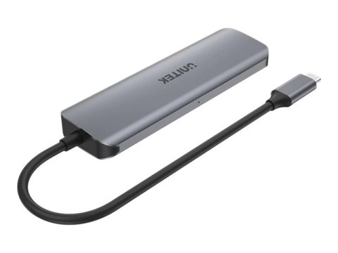 Unitek uHUB P5+ H1107A - Koncentrator - 4 x USB 3.1 Gen 1 + 1 x micro-USB - stacjonarny