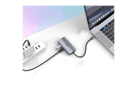 Unitek uHUB P5 Trio - Stacja dokująca - USB-C - VGA, HDMI