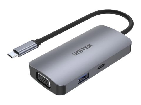 Unitek uHUB P5 Trio - Stacja dokująca - USB-C - VGA, HDMI
