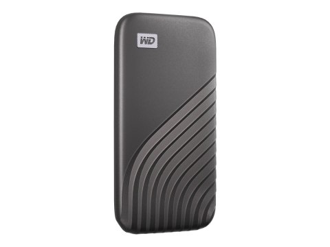 WD My Passport SSD WDBAGF0010BGY - SSD - zaszyfrowany - 1 TB - zewnętrzny (przenośne) - USB 3.2 Gen 2 (USB-C złącze) - 256 bitów