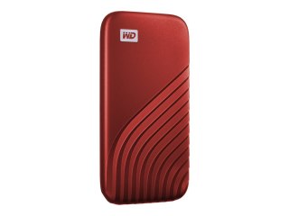 WD My Passport SSD WDBAGF0010BRD - SSD - zaszyfrowany - 1 TB - zewnętrzny (przenośne) - USB 3.2 Gen 2 (USB-C złącze) - 256 bitów