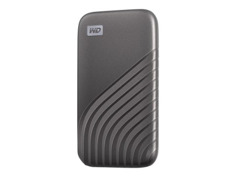 WD My Passport SSD WDBAGF0020BGY - SSD - zaszyfrowany - 2 TB - zewnętrzny (przenośne) - USB 3.2 Gen 2 (USB-C złącze) - 256 bitów
