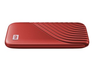 WD My Passport SSD WDBAGF0020BRD - SSD - zaszyfrowany - 2 TB - zewnętrzny (przenośne) - USB 3.2 Gen 2 (USB-C złącze) - 256 bitów