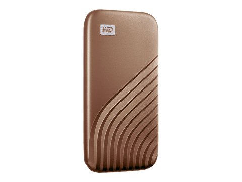 WD My Passport WDBAGF0020BGD - SSD - zaszyfrowany - 2 TB - zewnętrzny (przenośne) - USB 3.2 Gen 2 (USB-C złącze) - 256 bitów AES
