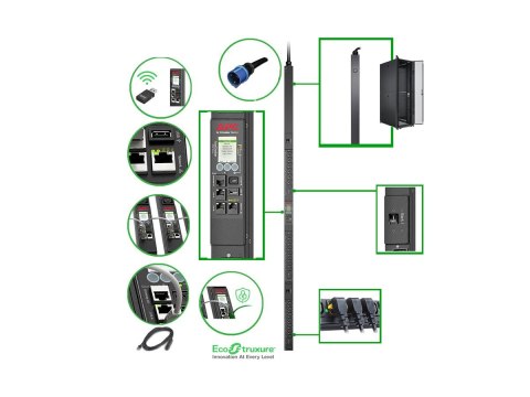 APC Rack PDU 9000 Switched APDU9953 - Jednostka dystrybucji zasilania (montowany w stojaku) - AC 230 V - 7400 VA - Ethernet 10/1