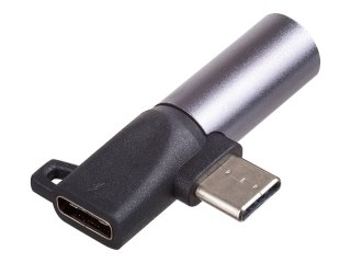 Akyga AK-AD-62 - Przejściówka z USB na złącze słuchawkowe - USB-C męski do USB-C, mini jack żeński - czarny