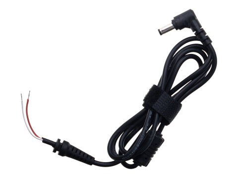 Akyga AK-SC - Kabel zasilający - DC jack 5,5 x 2,5 mm do przewód nieizolowany - 1.2 m - czarny