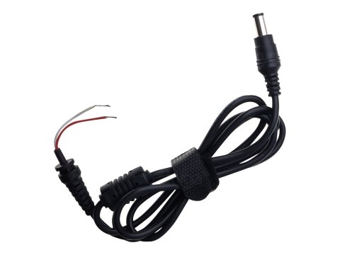 Akyga AK-SC - Kabel zasilający - DC jack 6,3 x 3,0 mm do przewód nieizolowany - 50 V - 1.2 m - czarny