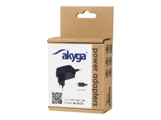 Akyga AK-TB-23 - Zasilacz - 10 wat - 2 A (Micro-USB Type B) - czarny