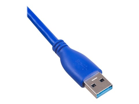 Akyga AK-USB-28 - Przedłużacz kabla USB - USB Typ A (M) do USB Typ A (F) - USB 3.2 Gen 1 - 30 V - 1 m - niebieski