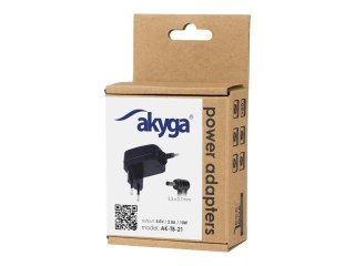 Akyga Universal Series AK-TB-21 - Zasilacz - AC 110-240 V - 10 wat - czarny
