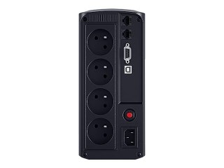 CyberPower Value Pro VP1200ELCD-FR - UPS - AC 230 V - 720 wat - 1200 VA - 1 faza - RS-232, USB - złącza wyjściowe: 4 - czarny