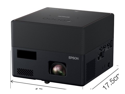 Epson EF-12 - Projektor 3LCD - przenośny - 1000 lumeny (biel) - 1000 lumeny (kolor) - Full HD (1920 x 1080) - 16:9 - czarny - An
