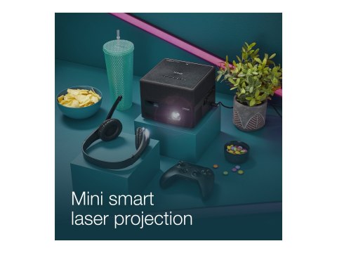 Epson EF-12 - Projektor 3LCD - przenośny - 1000 lumeny (biel) - 1000 lumeny (kolor) - Full HD (1920 x 1080) - 16:9 - czarny - An