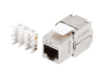 Lanberg KSF7-2000 - Wkładka modułowa - CAT 7 - FTP - RJ-45 - srebrny