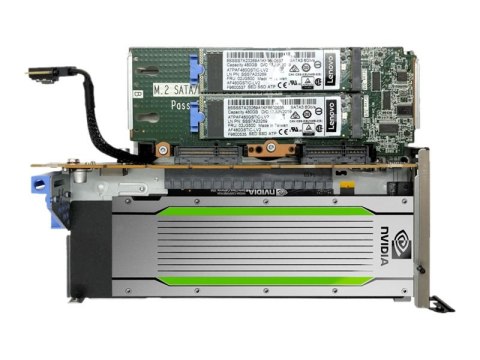 Lenovo PCIe Riser Cage - Karta typu riser - dla ThinkSystem SE350 7D1R, 7D1X, 7Z46