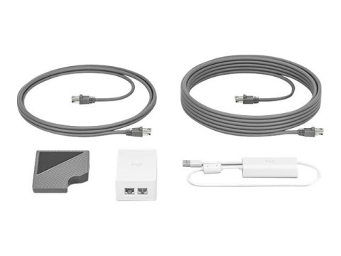 Logitech Cat5e Kit - Video conferencing accessory kit - dla Logitech Base Bundle, RoomMate + MeetUp + Tap IP; Room Solution Base