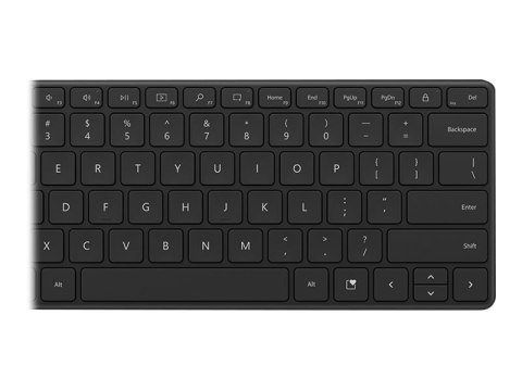 Microsoft Designer Compact - Klawiatura - bezprzewodowa - Bluetooth 5.0 - Międzynarodowy Angielski - czarny mat