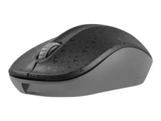 Natec Toucan - Mysz - optyczna - 3 przyciski - bezprzewodowa - 2.4 GHz - odbiornik bezprzewodowy USB - czarny, szary