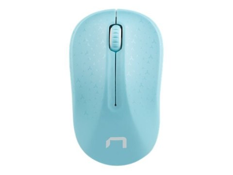 Natec Toucan - Mysz - optyczna - 3 przyciski - bezprzewodowa - 2.4 GHz - odbiornik bezprzewodowy USB - niebieski, biały