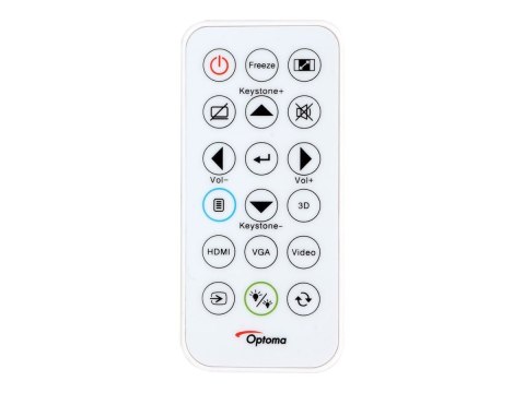 Optoma W371 - Projektor DLP - przenośny - 3D - 3800 lumeny - WXGA (1280 x 800) - 16:10 - 720p