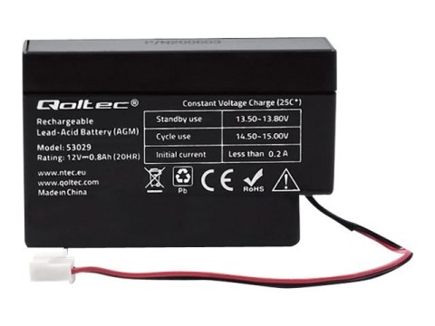 Qoltec - Bateria - kwasowo-ołowiowy - 800 mAh