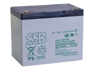 SSB SBL 75-12I - Bateria do UPSa - 1 x bateria - kwasowo-ołowiowy - 75 Ah